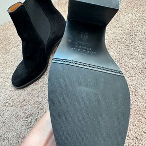 Sezane Black Heeled Boots